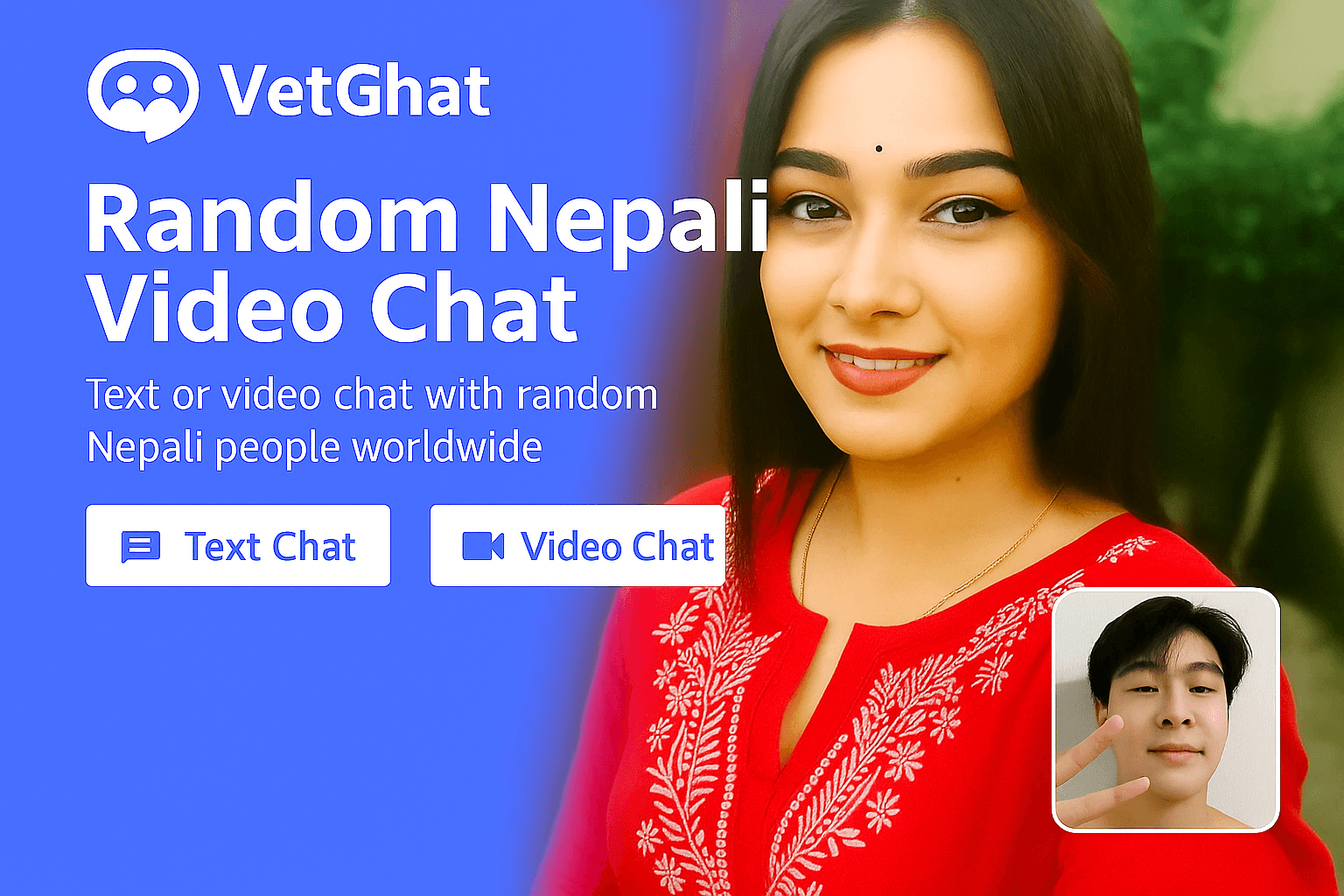 People chatting online